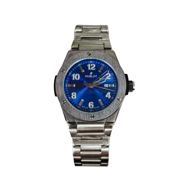 Ocean Steel Hublot – Premium First Copy with Blue Sunburst Dial