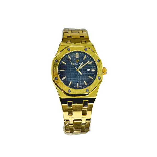 Audemars Piguet Royal Oak Blue Dial – Premium First Copy Gold Edition
