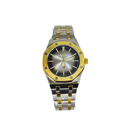 Men’s Two-Tone Luxury Watch – Audemars Piguet-Inspired Design