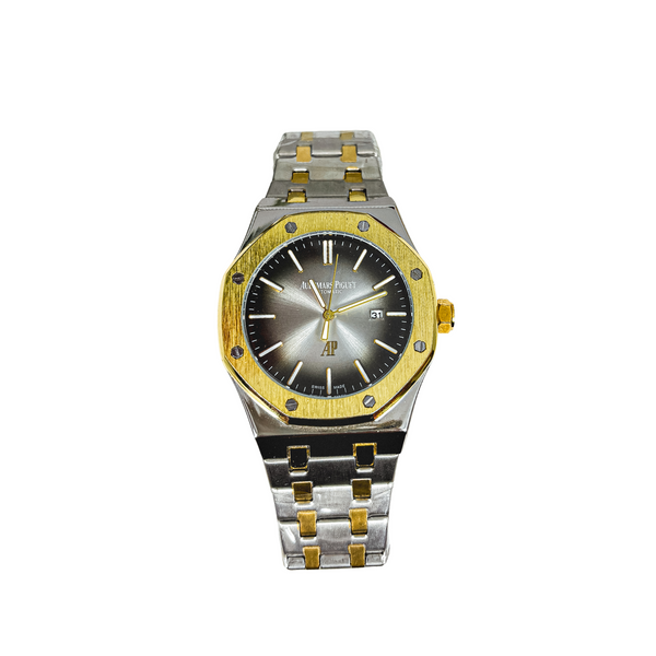 Men’s Two-Tone Luxury Watch – Audemars Piguet-Inspired Design