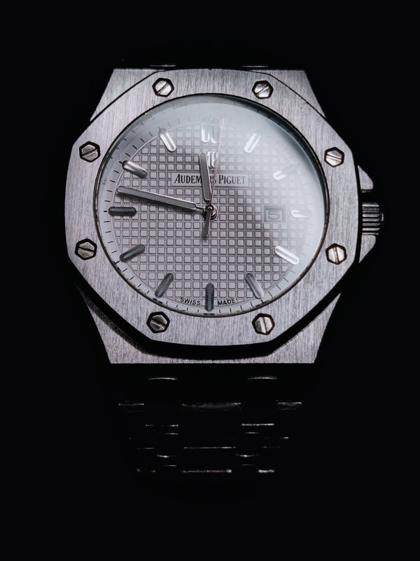 Audemars Piguet Royal Oak Silver White Dial – Premium Watch for Men