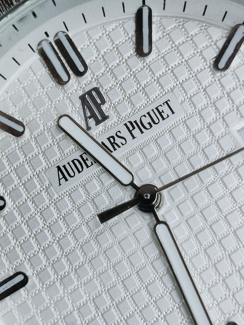Audemars Piguet Royal Oak Silver White Dial – Premium Watch for Men