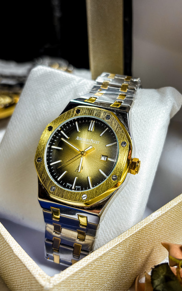 Aurum Dual-Tone Royal Oak – Premium First Copy by Audemars Piguet