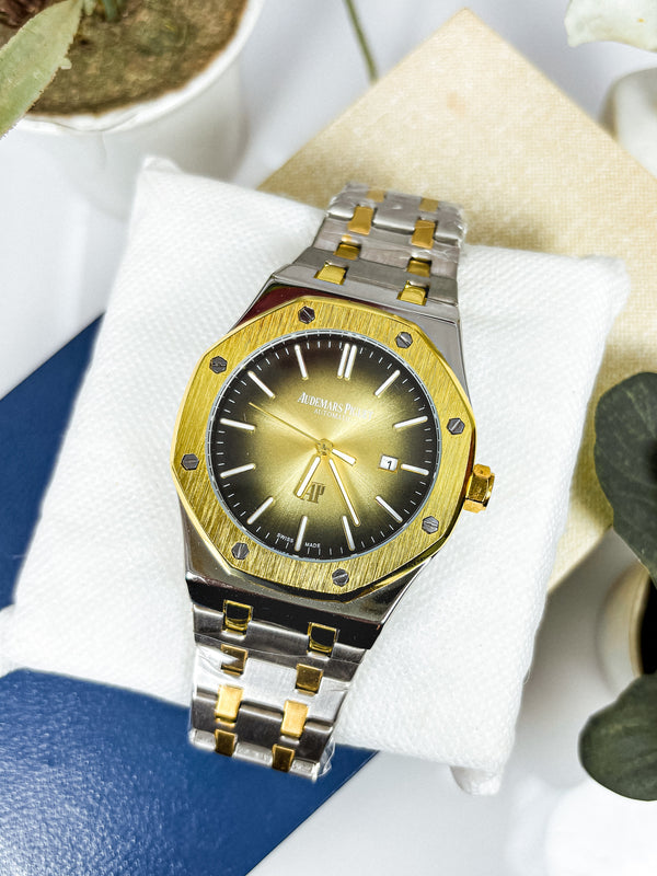 Aurum Dual-Tone Royal Oak – Premium First Copy by Audemars Piguet
